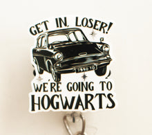 Load image into Gallery viewer, Harry Potter We're Going To Hogwarts Retractable ID Badge Reel