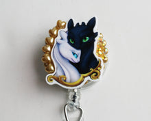 Load image into Gallery viewer, Toothless And Light Fury Retractable ID Badge Reel