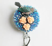 Load image into Gallery viewer, Blingy Bird Retractable ID Badge Reel