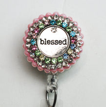 Load image into Gallery viewer, Blessed Retractable ID Badge Reel