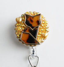 Load image into Gallery viewer, Origami Fox Retractable ID Badge Reel