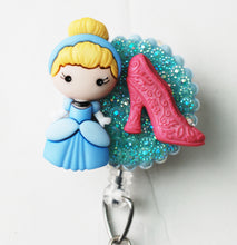 Load image into Gallery viewer, Disney's Cinderella Retractable ID Badge Reel