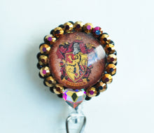 Load image into Gallery viewer, Harry Potter Gryffindor Retractable ID Badge Reel