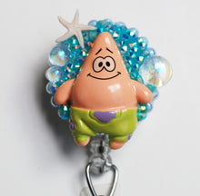 Load image into Gallery viewer, Patrick From Sponge Bob Square Pants Retractable ID Badge Reel