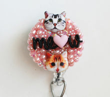 Load image into Gallery viewer, Cat's Meow Retractable ID Badge Reel