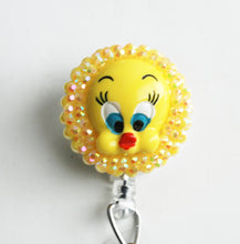 Load image into Gallery viewer, Tweety Bird Retractable ID Badge Reel