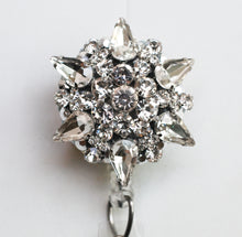 Load image into Gallery viewer, Bling Star Retractable ID Badge Reel