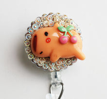 Load image into Gallery viewer, Cabybara Retractable ID Badge Reel