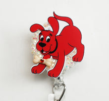 Load image into Gallery viewer, Clifford The Big Red Dog Retractable ID Badge Reel