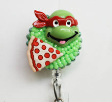 Load image into Gallery viewer, Teenage Mutant Ninja Turtle Raphael Retractable ID Badge Reel