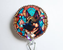 Load image into Gallery viewer, German Shepard Retractable ID Badge Reel