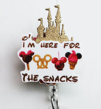 Load image into Gallery viewer, Disney Snacks Retractable ID Badge Reel