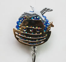 Load image into Gallery viewer, Noah's Ark Retractable ID Badge Reel