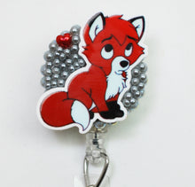 Load image into Gallery viewer, Tod From Disney's Fox And The Hound Retractable ID Badge Reel