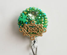 Load image into Gallery viewer, Irish Knot Retractable ID Badge Reel