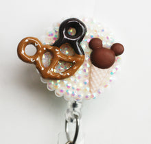 Load image into Gallery viewer, Sweet And Salty Mickey Treats Retractable ID Badge Reel