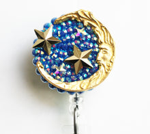 Load image into Gallery viewer, Man In The Moon Retractable ID Badge Reel