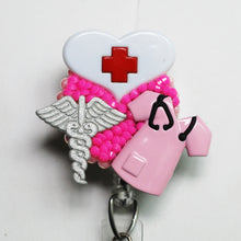 Load image into Gallery viewer, Nurse Gear Retractable ID Badge Reel