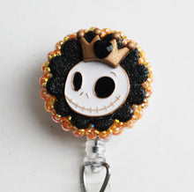 Load image into Gallery viewer, Jack Skellington The Pumpkin King Retractable ID Badge Reel