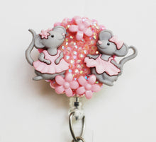 Load image into Gallery viewer, Mice Girls Retractable ID Badge Reel