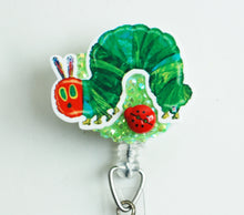 Load image into Gallery viewer, The Very Hungry Caterpillar Retractable ID Badge Reel