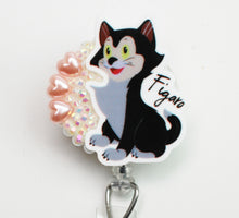 Load image into Gallery viewer, Figaro Retractable ID Badge Reel