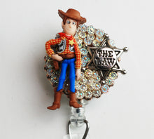 Load image into Gallery viewer, Woody From Toy Story Retractable ID Badge Reel