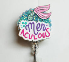 Load image into Gallery viewer, Mer-Aculous Retractable ID Badge Reel