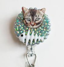 Load image into Gallery viewer, Hungry Cat Retractable ID Badge Reels