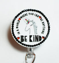 Load image into Gallery viewer, Be Kind Retractable ID Badge Reel