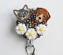Load image into Gallery viewer, Pets With Glasses Retractable ID Badge Reel