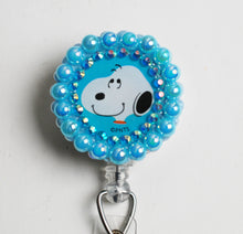 Load image into Gallery viewer, Peanuts Snoopy Retractable ID Badge Reel
