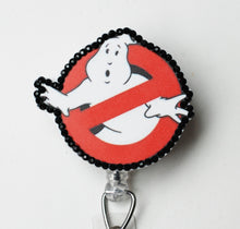 Load image into Gallery viewer, Ghostbusters Logo Retractable ID Badge Reel