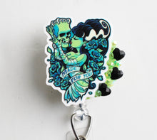 Load image into Gallery viewer, Bride Of Frankenstein Retractable ID Badge Reel