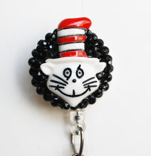 Load image into Gallery viewer, Cat In The Hat Retractable ID Badge Reel
