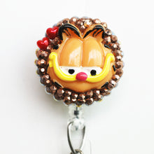 Load image into Gallery viewer, Garfield Retractable ID Badge Reel