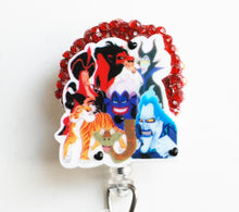 Load image into Gallery viewer, Disney Villains Retractable ID Badge Reel