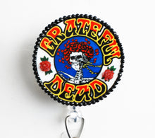 Load image into Gallery viewer, Grateful Dead Retractable ID Badge Reel