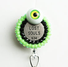 Load image into Gallery viewer, Halloween Lost Souls Retractable ID Badge Reel