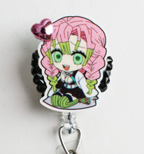 Load image into Gallery viewer, Demon Slayer Mitsuri Kanroji Retractable ID Badge Reel