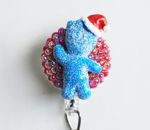 Load image into Gallery viewer, Sour Patch Kids Blue Raspberry Christmas Retractable ID Badge Reel