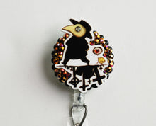 Load image into Gallery viewer, Halloween Plague Doctor Retractable ID Badge Reel