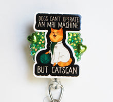 Load image into Gallery viewer, CatScan Retractable ID Badge Reel