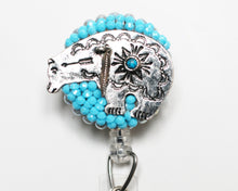 Load image into Gallery viewer, South Western Bear Retractable ID Badge Reel