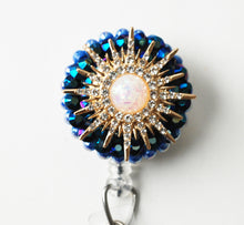 Load image into Gallery viewer, Opal StarBurst Retractable ID Badge Reel