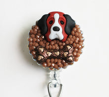 Load image into Gallery viewer, St Bernard Retractable ID Badge Reel