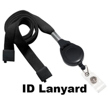 Load image into Gallery viewer, Halloween Black Feltie Skulll Retractable ID Badge Reel