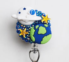 Load image into Gallery viewer, I MIss Earth Retractable ID Badge Reel