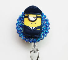 Load image into Gallery viewer, Minion Pilot Stuart Retractable ID Badge Reel