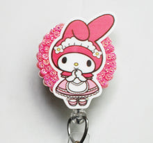 Load image into Gallery viewer, My Melody Retractable ID Badge Reel